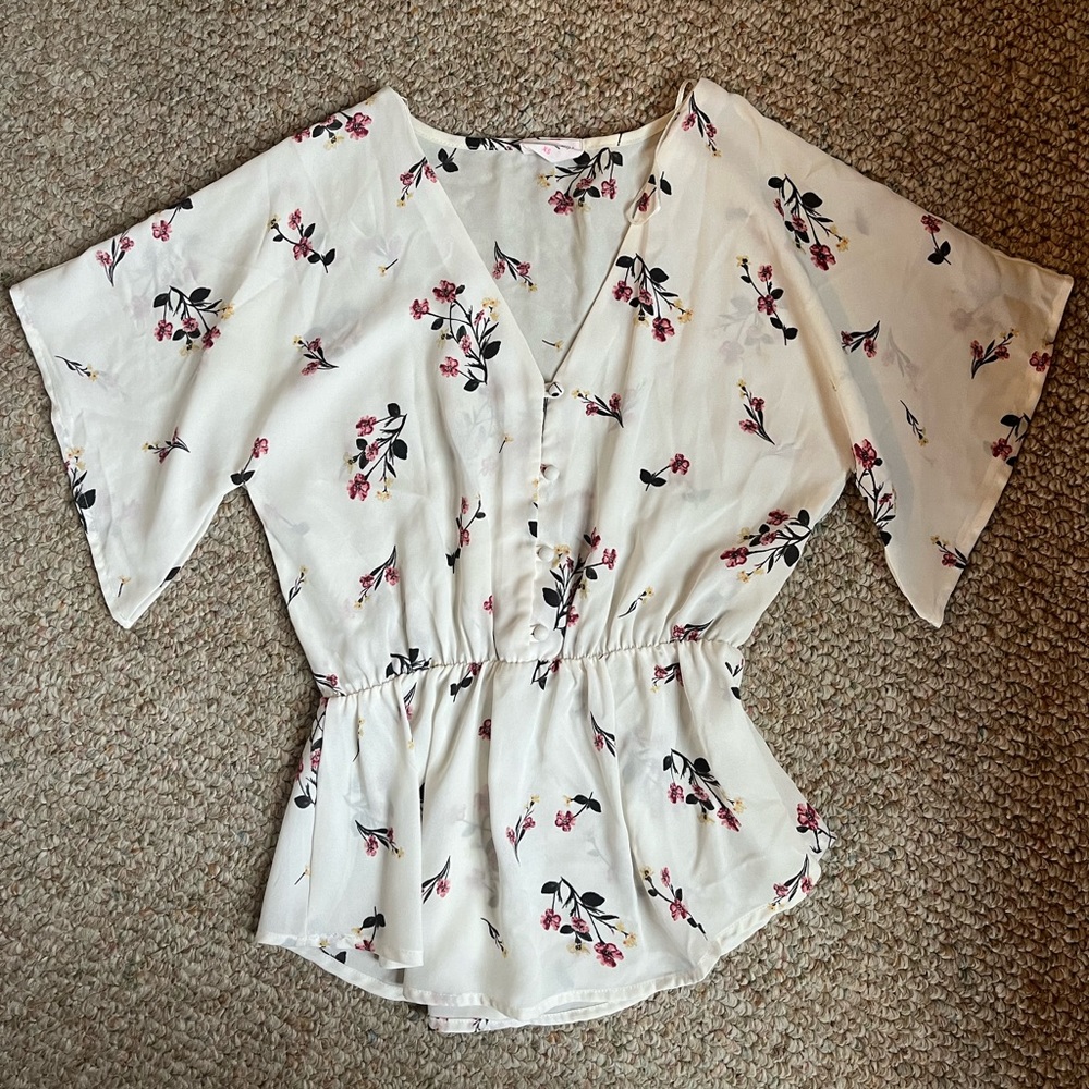 Sierra Sky Flowy Baby Doll Top